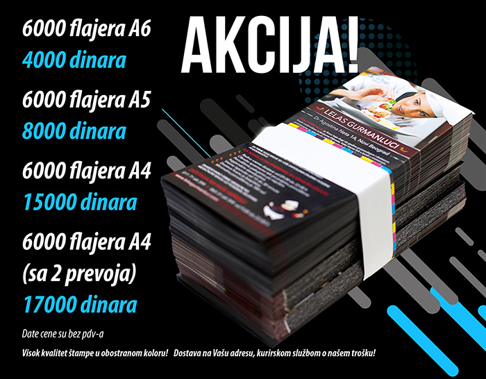 Flajeri AKCIJA do kraja marta!